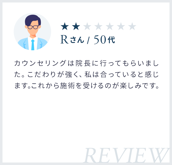 ★★|Rさん・50代